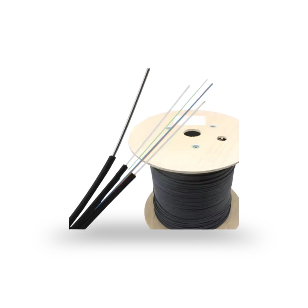 Drop Cable GJYXCH-2B6 Steel 2 Cores FTTH Drop Fiber Optic Cable 1000m