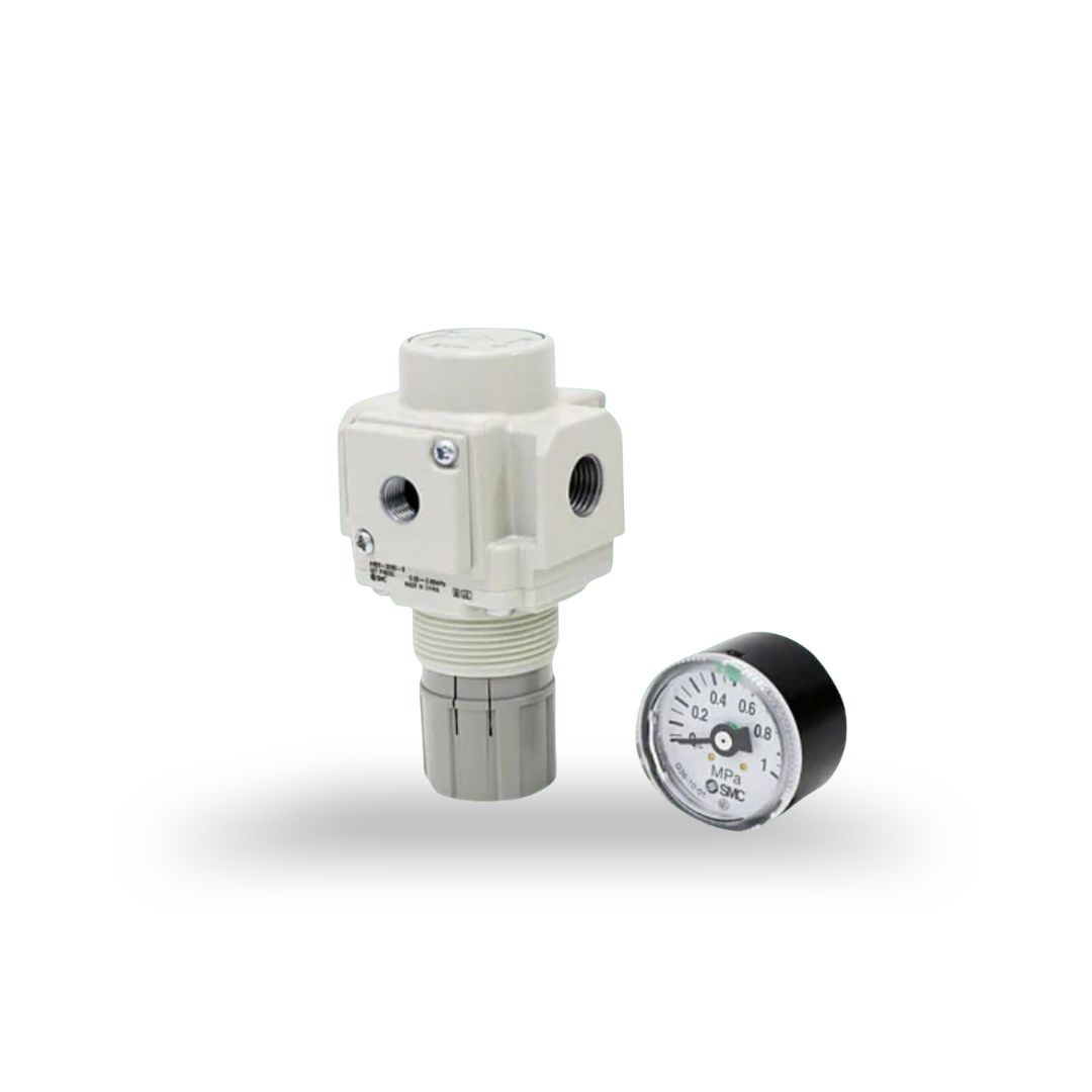Air regulator kompresor pneumatic SMC AR20K-02BG-B 1/4"(READY STOCK)