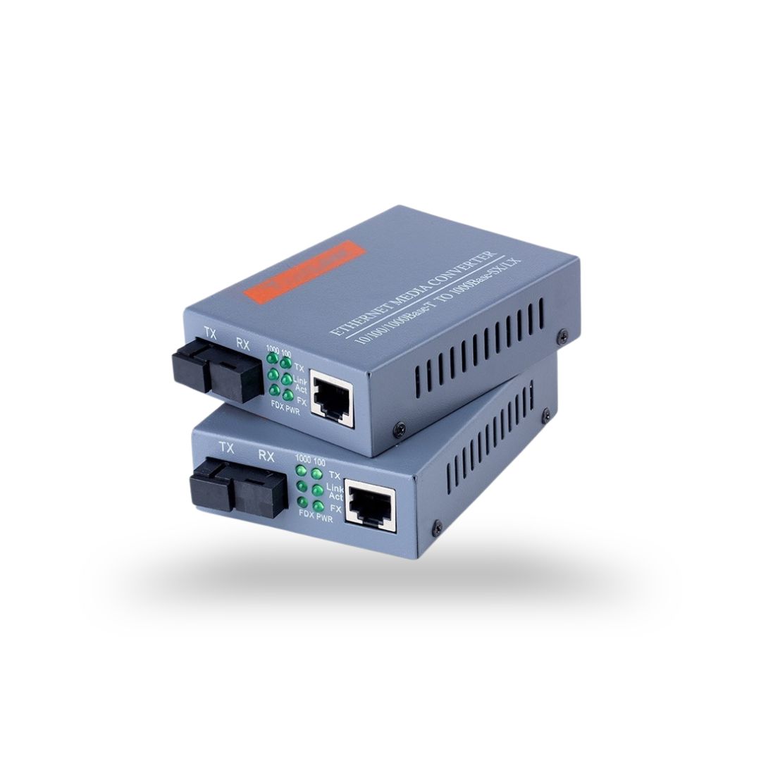 Fiber Optic Media Converter HTB-GS-03 A+B Optical Netlink HTBGS03 READ
