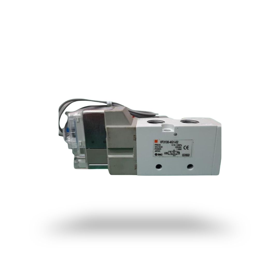 SOLENOID VALVE PNEUMATIC SMC VF3130-4G1-02 port .1/4-220AC