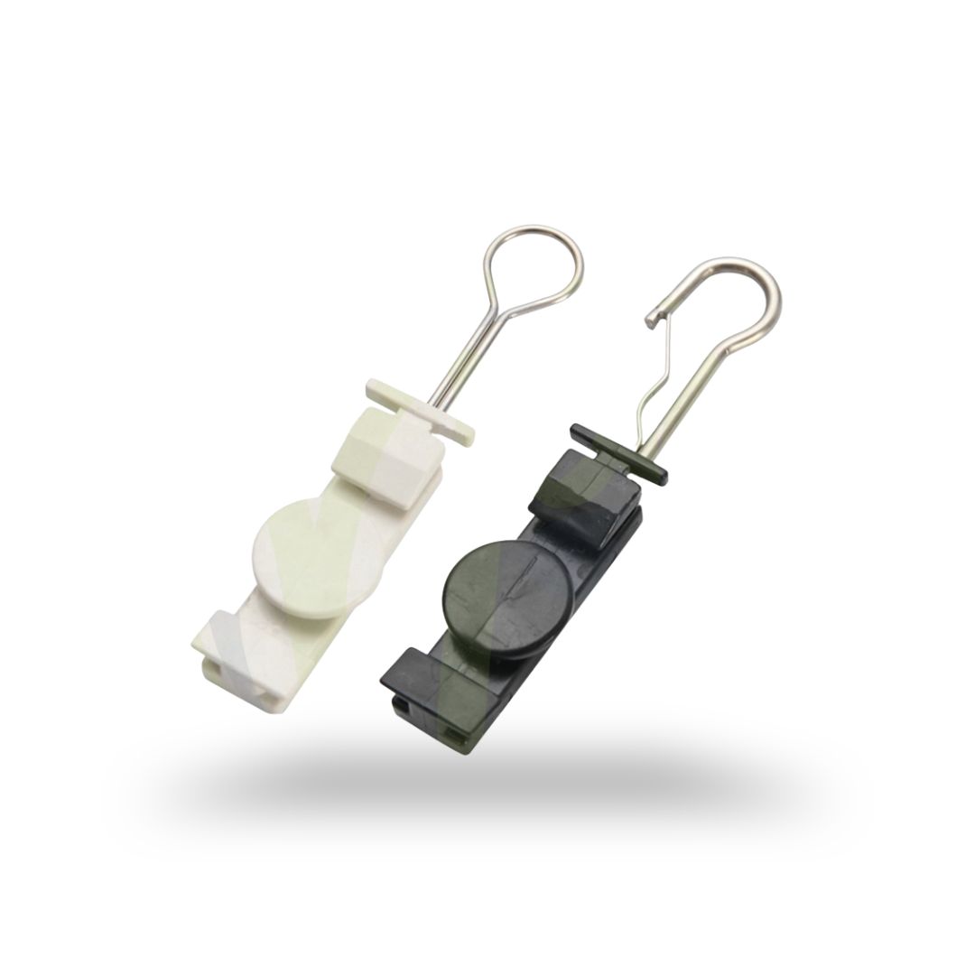 S Clamp Pengait Kabel FO DW Drop Core Fiber Optik FTTH