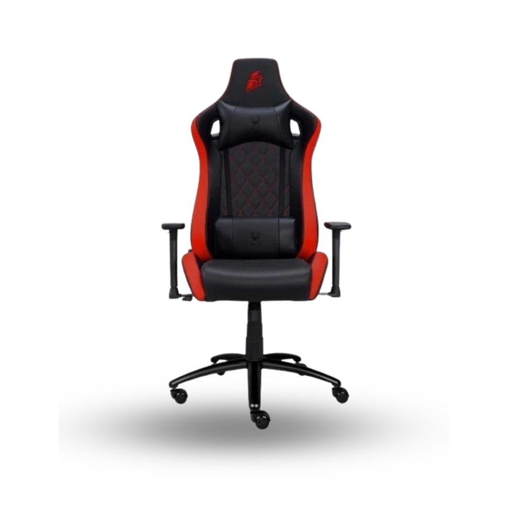 1STPLAYER GAMING CHAIR DK1 - BLACK RED - Comfort - All Steel Skeleton - High Density Molded Foam