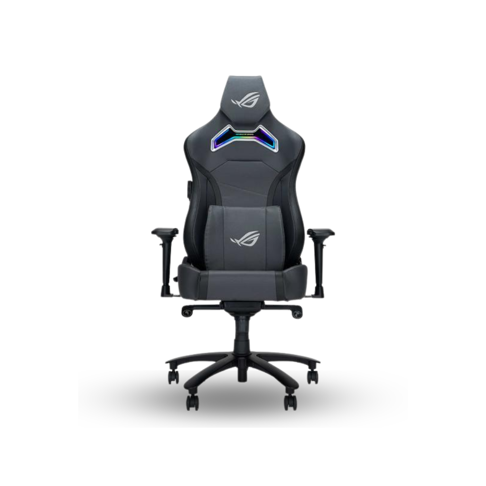 Asus ROG Chariot X Grey Gaming Chair in Racing Car Style