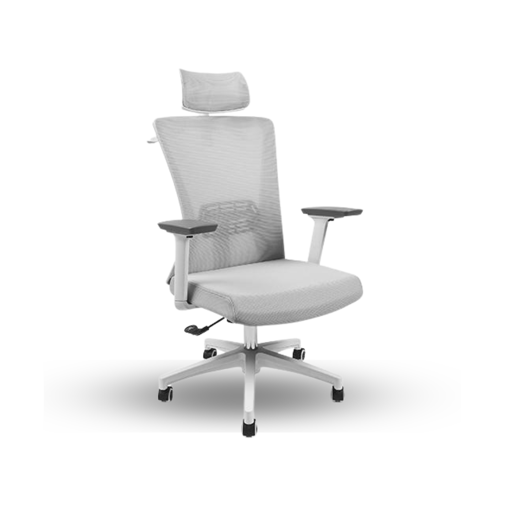 Fantech OCA258S V2 3D Soft Armrest Premium Office Chair - White