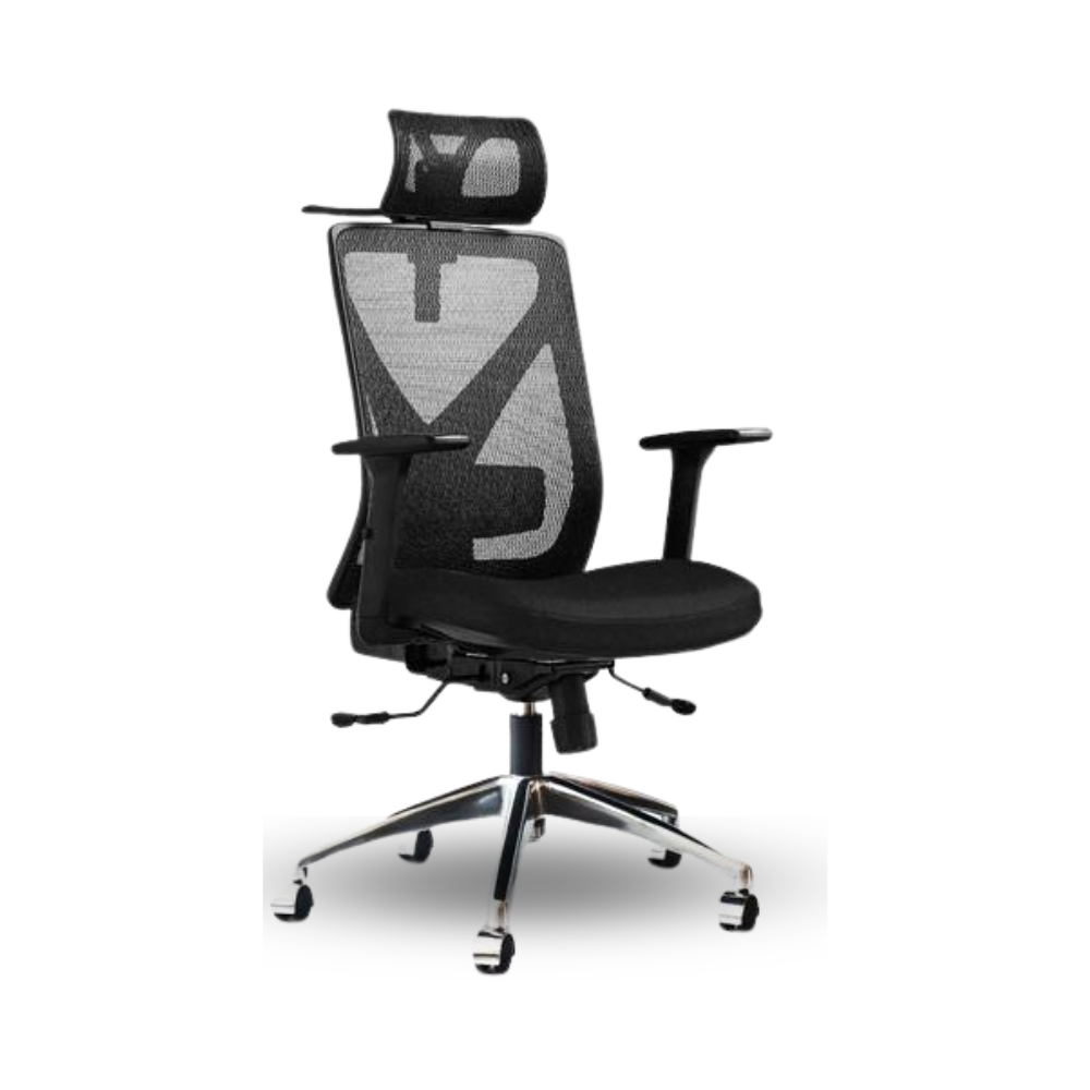 Pexio Mike Ergonomic Office Chair Versi 2.0 Mesh - Black