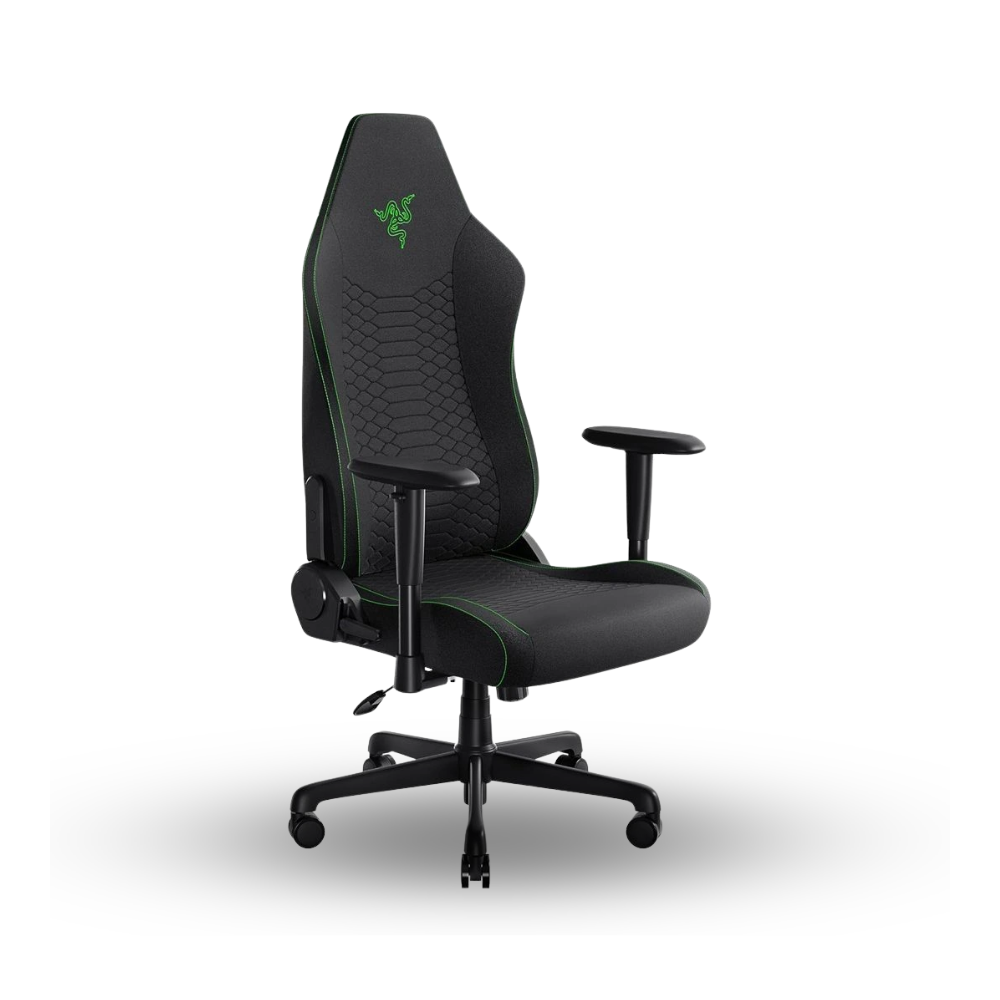 Razer Iskur V2 X - Essential Gaming Chair with Built-in Lumbar Support - Black Green