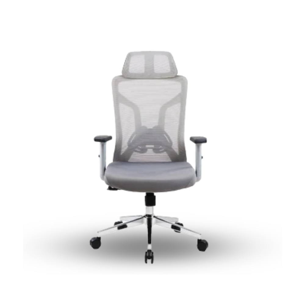 Rexus NC4 Ergonomic Office Chair - Light Grey
