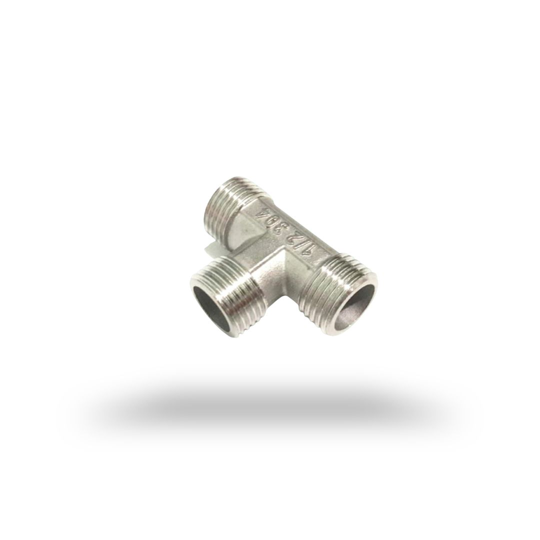Sambungan cabang tee drat luar 1/2" nepel bidet kloset (READY STOCK)