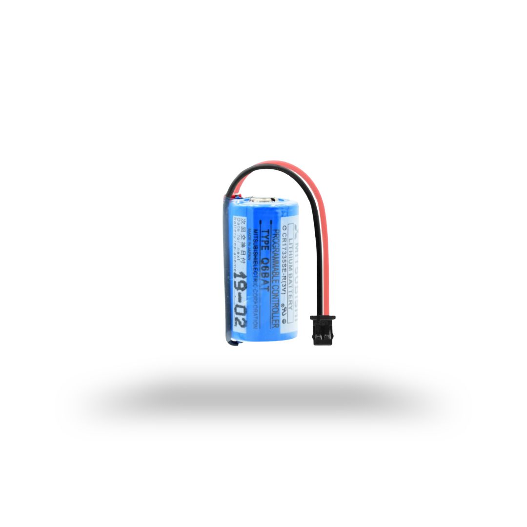 Mitshubishi Lithium Baterai Q6BAT CR17335SE-R 3V PLC Battery READY STOK