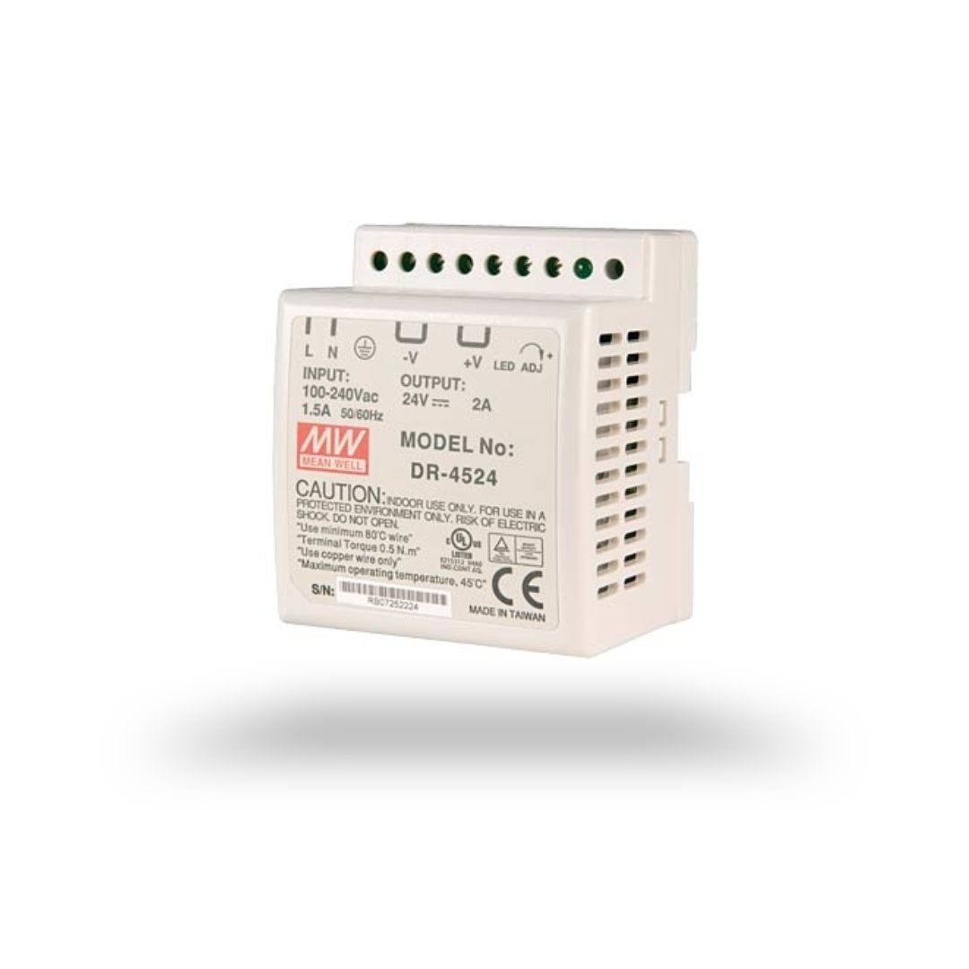 DR-45-24 DR-4524 DR 45 24 - 24 VDC DinRail Switching power supply HMW