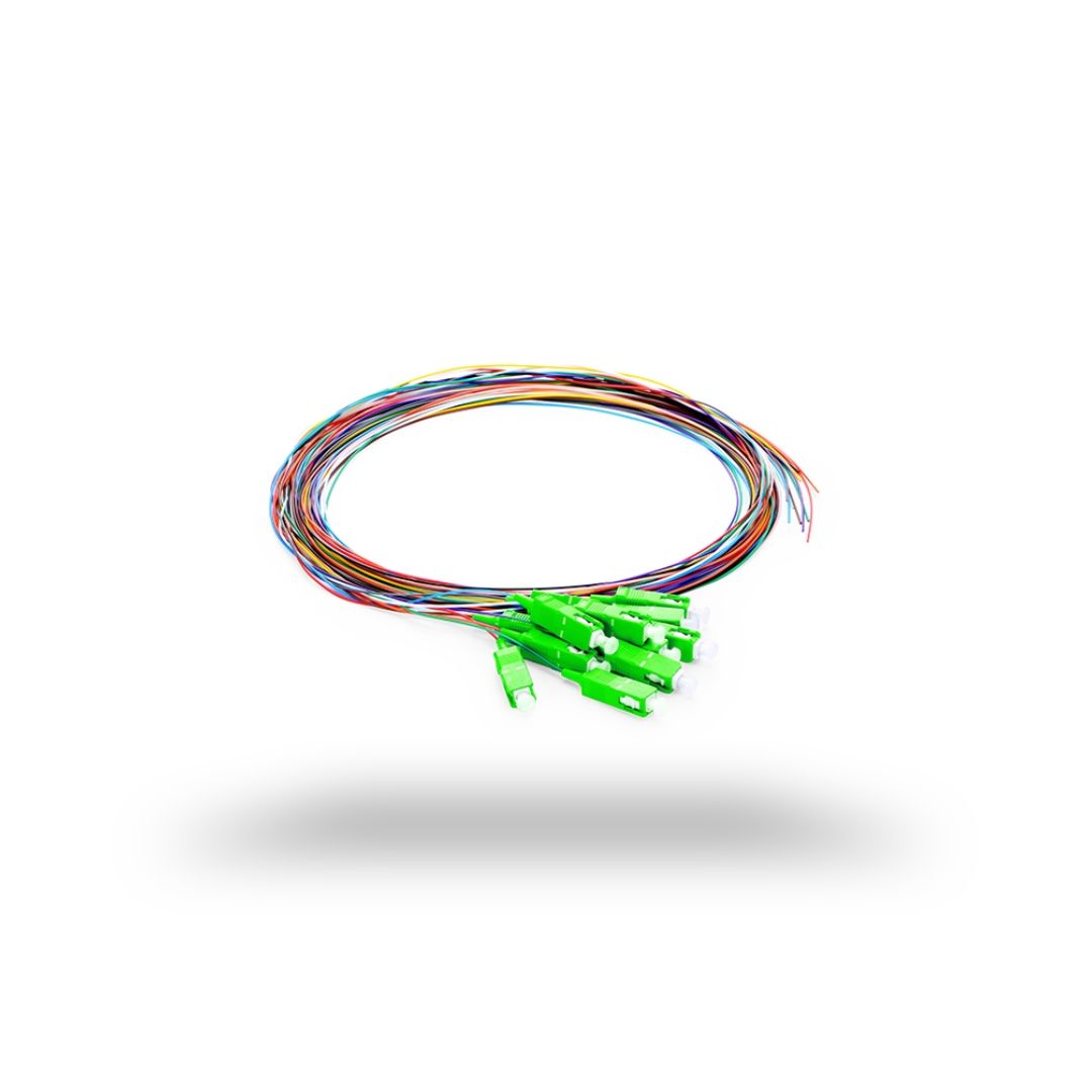 Pigtail SC APC Rainbow 12 PCS FIBER OPTIC READY STOCK
