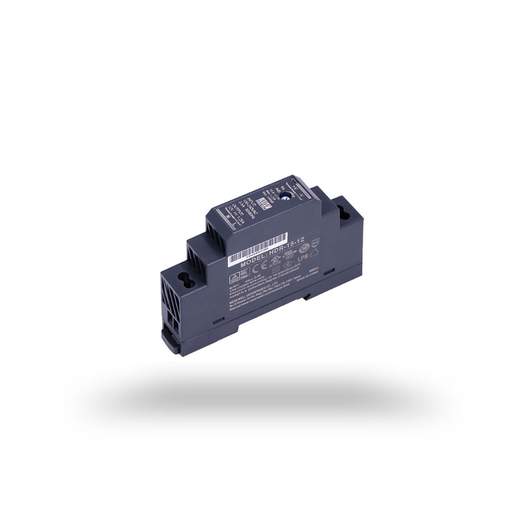 POWER SUPPLY HMW HDR-15-12 (15W 12Vdc 1,25A) Industrial DIN RAIL PSU